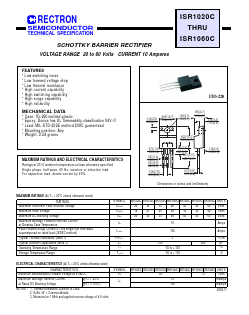 ISR1040C Datasheet PDF Rectron Semiconductor