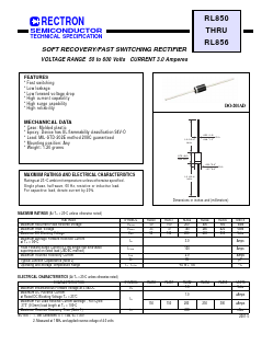 RL850 Datasheet PDF Rectron Semiconductor