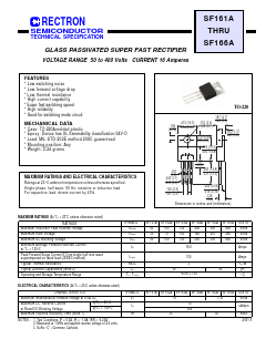 SF164A Datasheet PDF Rectron Semiconductor