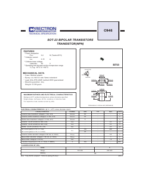 C945 Datasheet PDF Rectron Semiconductor