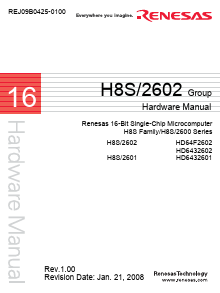 HD64F2602 Datasheet PDF Renesas Electronics