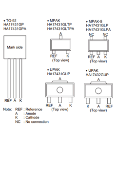 HA17431G Datasheet PDF Renesas Electronics