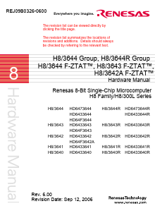 HD6433640RH Datasheet PDF Renesas Electronics