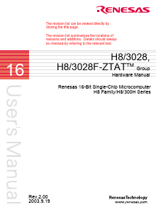 HD6433028F Datasheet PDF Renesas Electronics