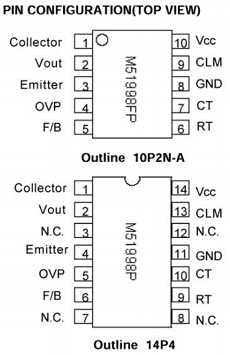 M51998 Datasheet PDF Renesas Electronics