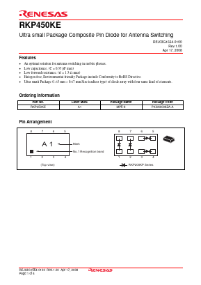 RKP450KE Datasheet PDF Renesas Electronics
