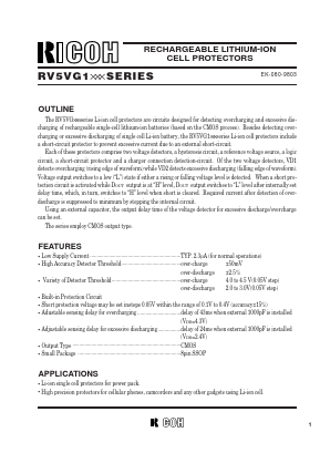 RV5VG101C Datasheet PDF RICOH Co.,Ltd.