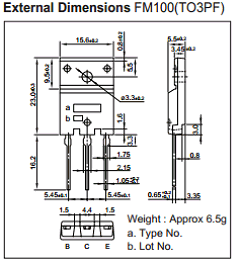 2SD2439 Datasheet PDF Sanken Electric co.,ltd.