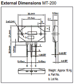 2SD2561 Datasheet PDF Sanken Electric co.,ltd.