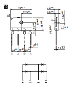 RBV-406_ Datasheet PDF Sanken Electric co.,ltd.