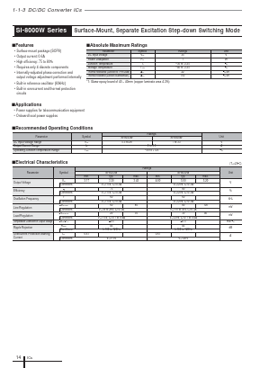 SI-8033W Datasheet PDF Sanken Electric co.,ltd.
