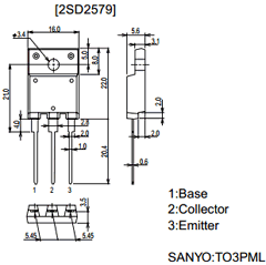 D2579 Datasheet PDF SANYO -> Panasonic