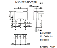 2SC4645E Datasheet PDF SANYO -> Panasonic