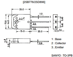 2SB776 Datasheet PDF SANYO -> Panasonic