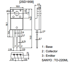 2SD1958 Datasheet PDF SANYO -> Panasonic