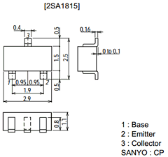 2SA1815 Datasheet PDF SANYO -> Panasonic