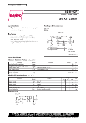 SB10-09F Datasheet PDF SANYO -> Panasonic