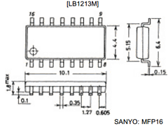 LB1213M Datasheet PDF SANYO -> Panasonic