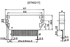 STK6217 Datasheet PDF SANYO -> Panasonic