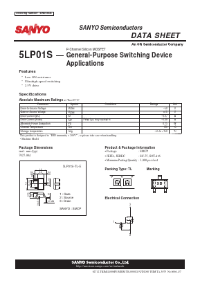 5LP01S-TL-E Datasheet PDF SANYO -> Panasonic
