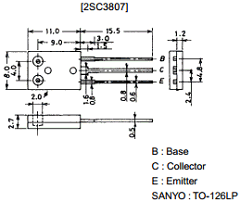 C3807 Datasheet PDF SANYO -> Panasonic