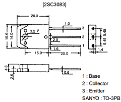 2SC3083 Datasheet PDF SANYO -> Panasonic
