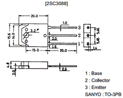 C3088M Datasheet PDF SANYO -> Panasonic