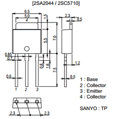 A2044 Datasheet PDF SANYO -> Panasonic