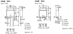2SJ637 Datasheet PDF SANYO -> Panasonic