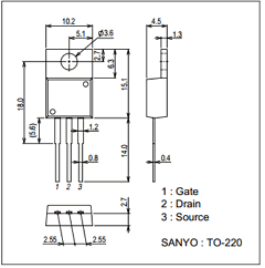 2SK4179 Datasheet PDF SANYO -> Panasonic