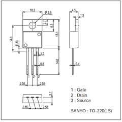 2SK4179GS Datasheet PDF SANYO -> Panasonic