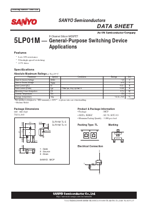 5LP01M-TL-H Datasheet PDF SANYO -> Panasonic