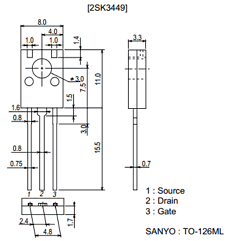 K3411 Datasheet PDF SANYO -> Panasonic