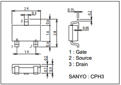 CPH3438 Datasheet PDF SANYO -> Panasonic