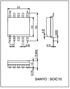 LA1225MC Datasheet PDF SANYO -> Panasonic
