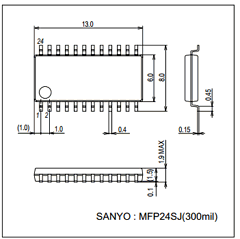 LA1844MC Datasheet PDF SANYO -> Panasonic