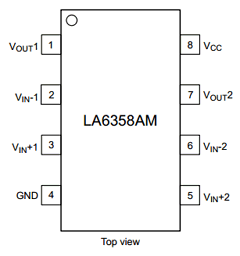 LA6358AM Datasheet PDF SANYO -> Panasonic