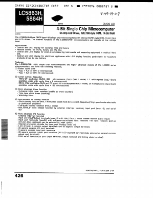 LC5864H Datasheet PDF SANYO -> Panasonic