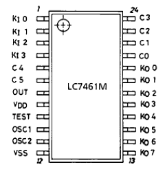LC7461M Datasheet PDF SANYO -> Panasonic