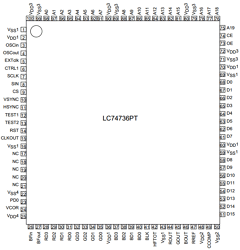 LC74736PT Datasheet PDF SANYO -> Panasonic