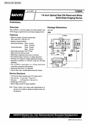 LC9946 Datasheet PDF SANYO -> Panasonic