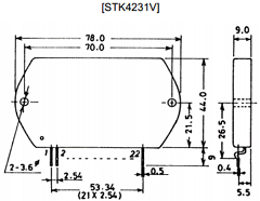 STK4231V Datasheet PDF SANYO -> Panasonic