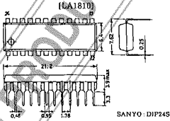 LA1810 Datasheet PDF SANYO -> Panasonic