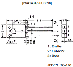 2SC3598F Datasheet PDF SANYO -> Panasonic