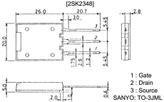 2SK2348 Datasheet PDF SANYO -> Panasonic