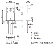 2SK4100LS Datasheet PDF SANYO -> Panasonic