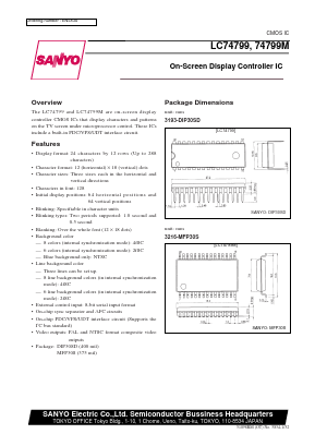 LC74799M Datasheet PDF SANYO -> Panasonic