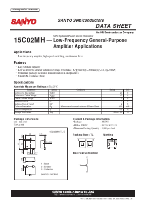 15C02MH-TL-E Datasheet PDF SANYO -> Panasonic