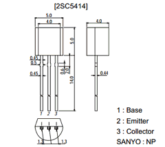 C5414 Datasheet PDF SANYO -> Panasonic