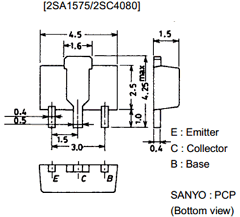2SC4080E Datasheet PDF SANYO -> Panasonic